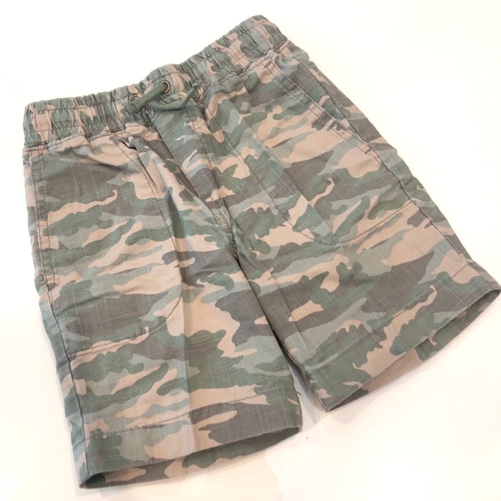 Crewcuts Boys' pull-on short in linen-cotton